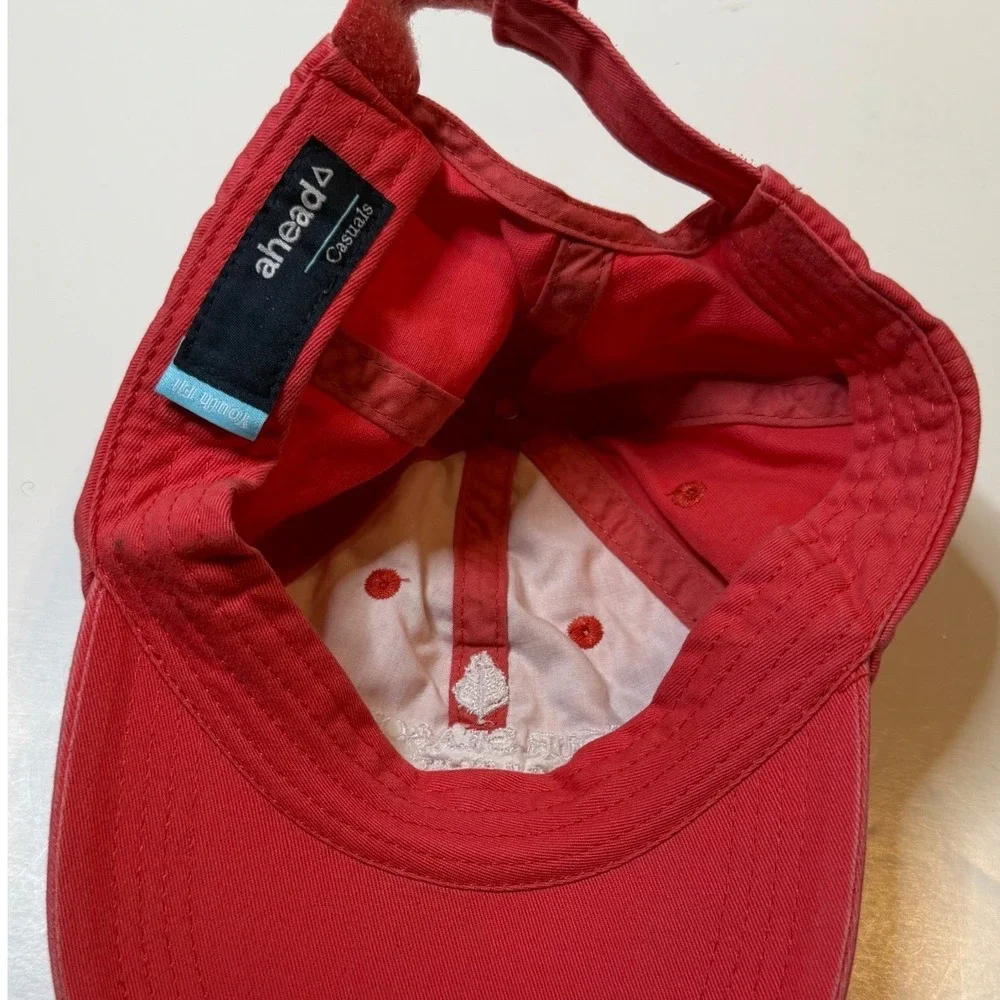 Ahead Four Seasons Resort Nevis Hat Youth Red Cotton West Indies Strapback Cap